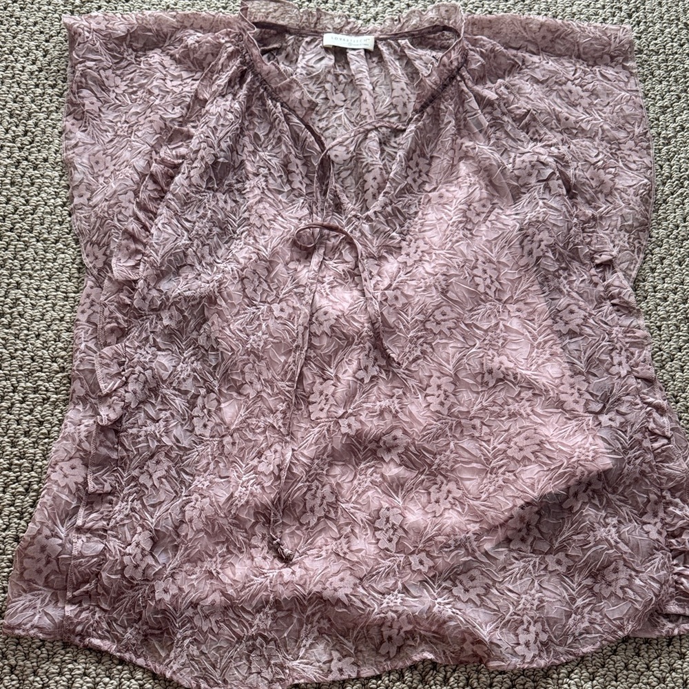 Love stitch top with spaghetti strap necktie